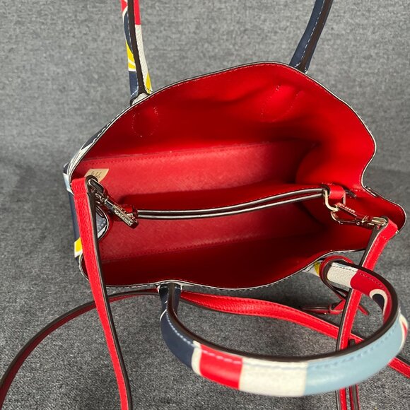 Kate Spade New York Eva Breezy Floral Small Satchel Floral Shoulder Strap - Picture 10 of 11